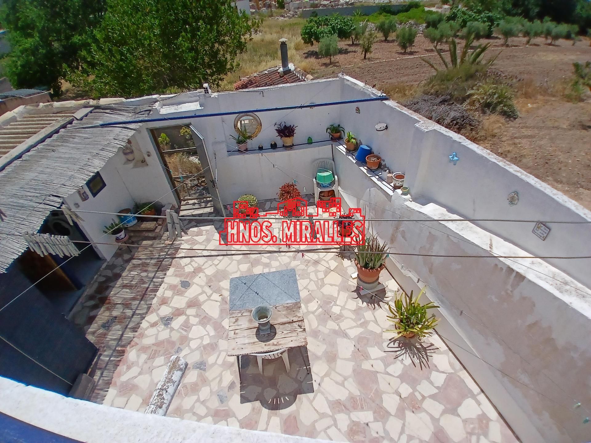 Exterior view of House or chalet for sale in Algueña  with Private garden, Terrace and Storage room