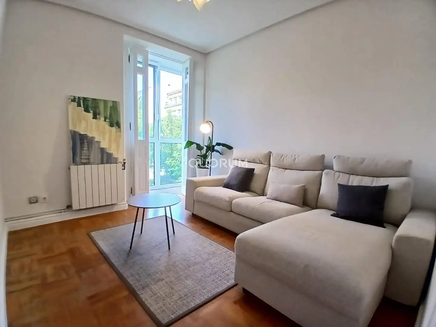 Sala de estar de Piso en venta en Bilbao  con Calefacción y Balcón