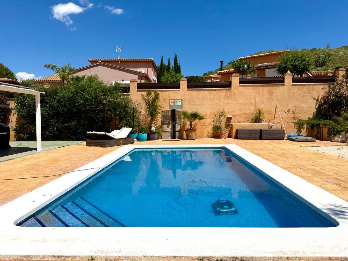 Swimming pool of Houses for rent in Busot  with Air Conditioner, Private garden and Terrace