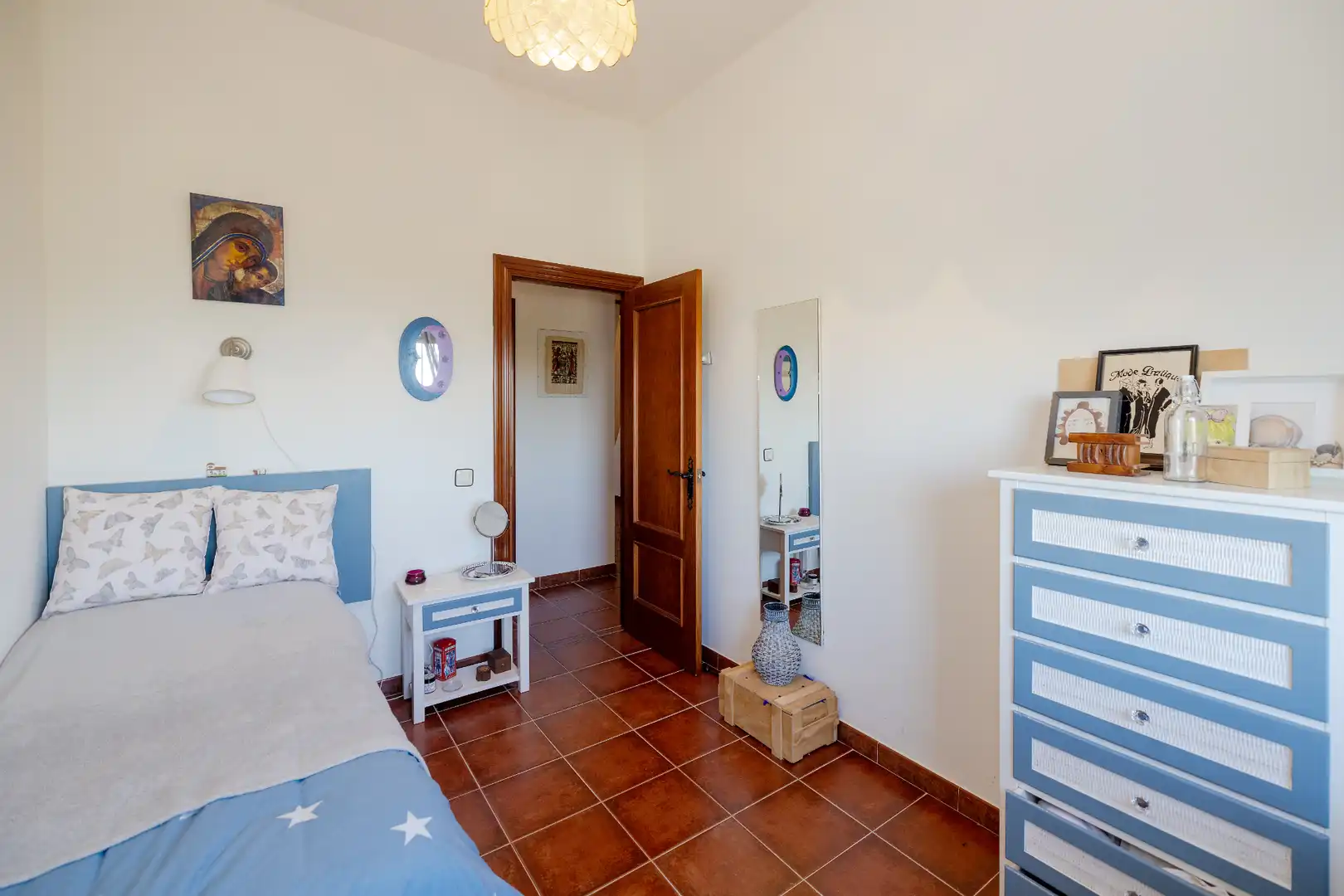 Habitación de Finca rústica en venta en Colmenar con Aire acondicionado, Calefacción y Jardín privado