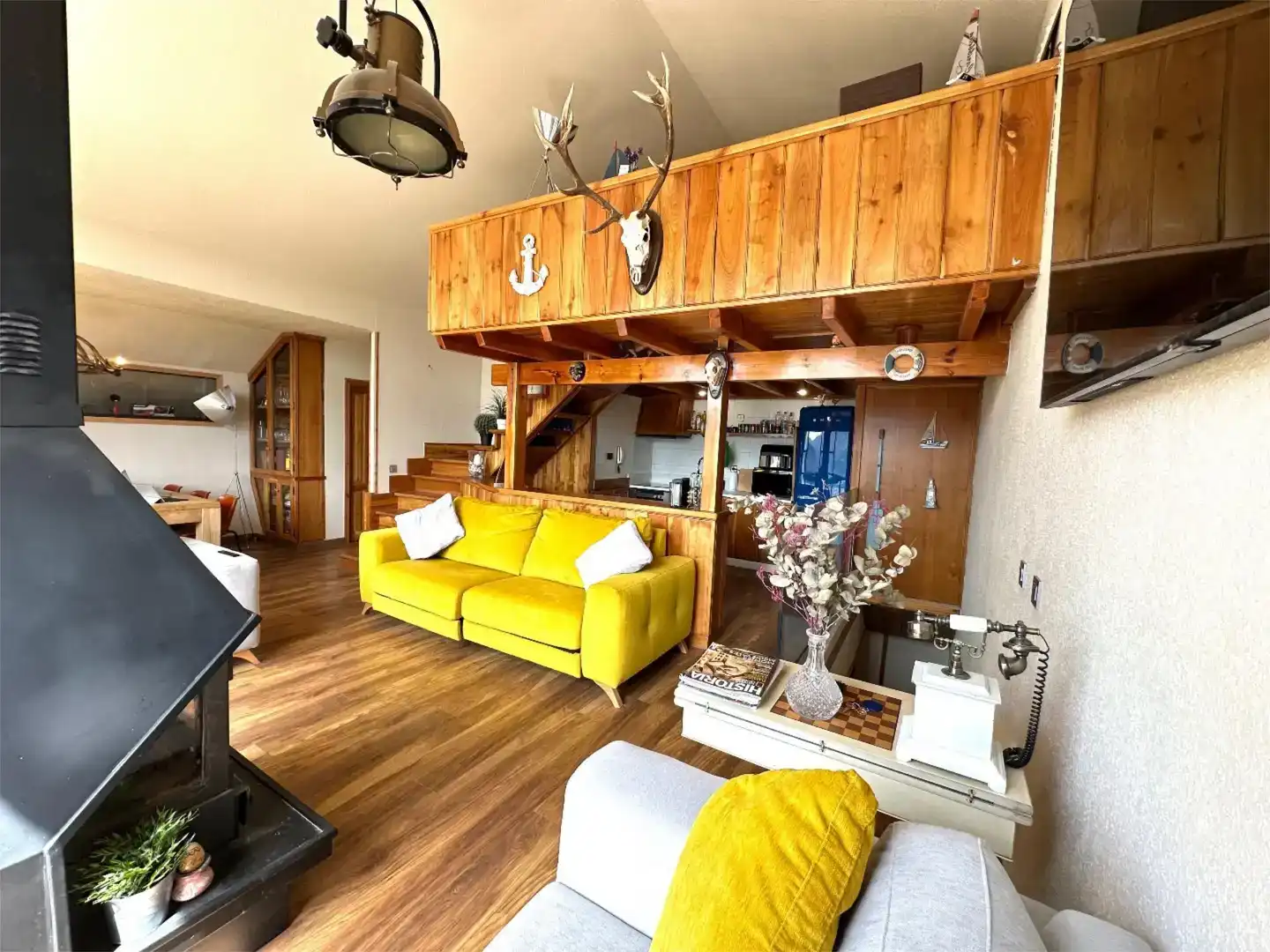 Sala de estar de Piso en venta en Riaño con Trastero y Amueblado