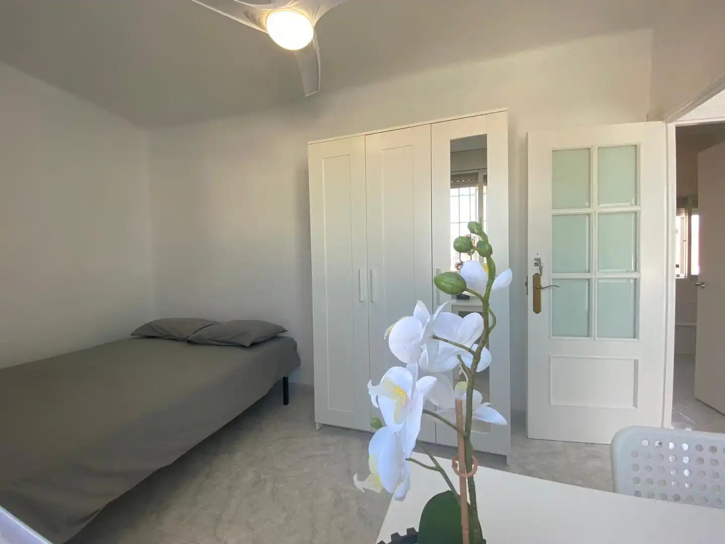 Bedroom of Attic for rent in Madrid  with Heating, Terrace and Furnished