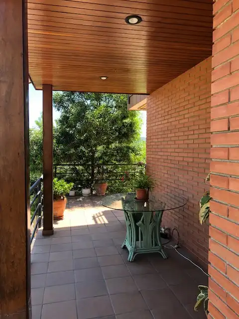 Terrassa de Casa o xalet en venda en La Palma de Cervelló amb Aire condicionat, Calefacció i Jardí privat