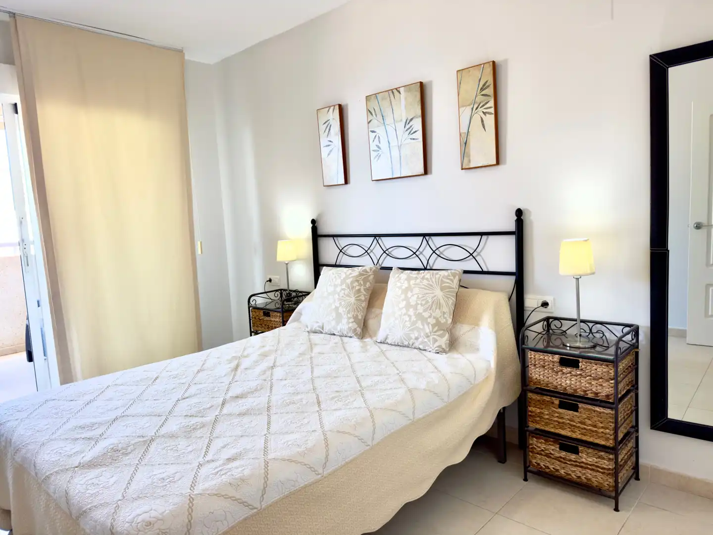 Dormitori de Apartament en venda en Calpe / Calp amb Aire condicionat, Calefacció i Terrassa