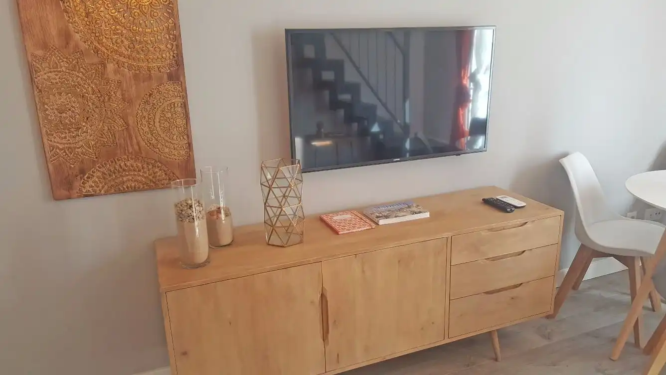 Sala de estar de Ático de alquiler en Madrid con Aire acondicionado, Calefacción y Amueblado