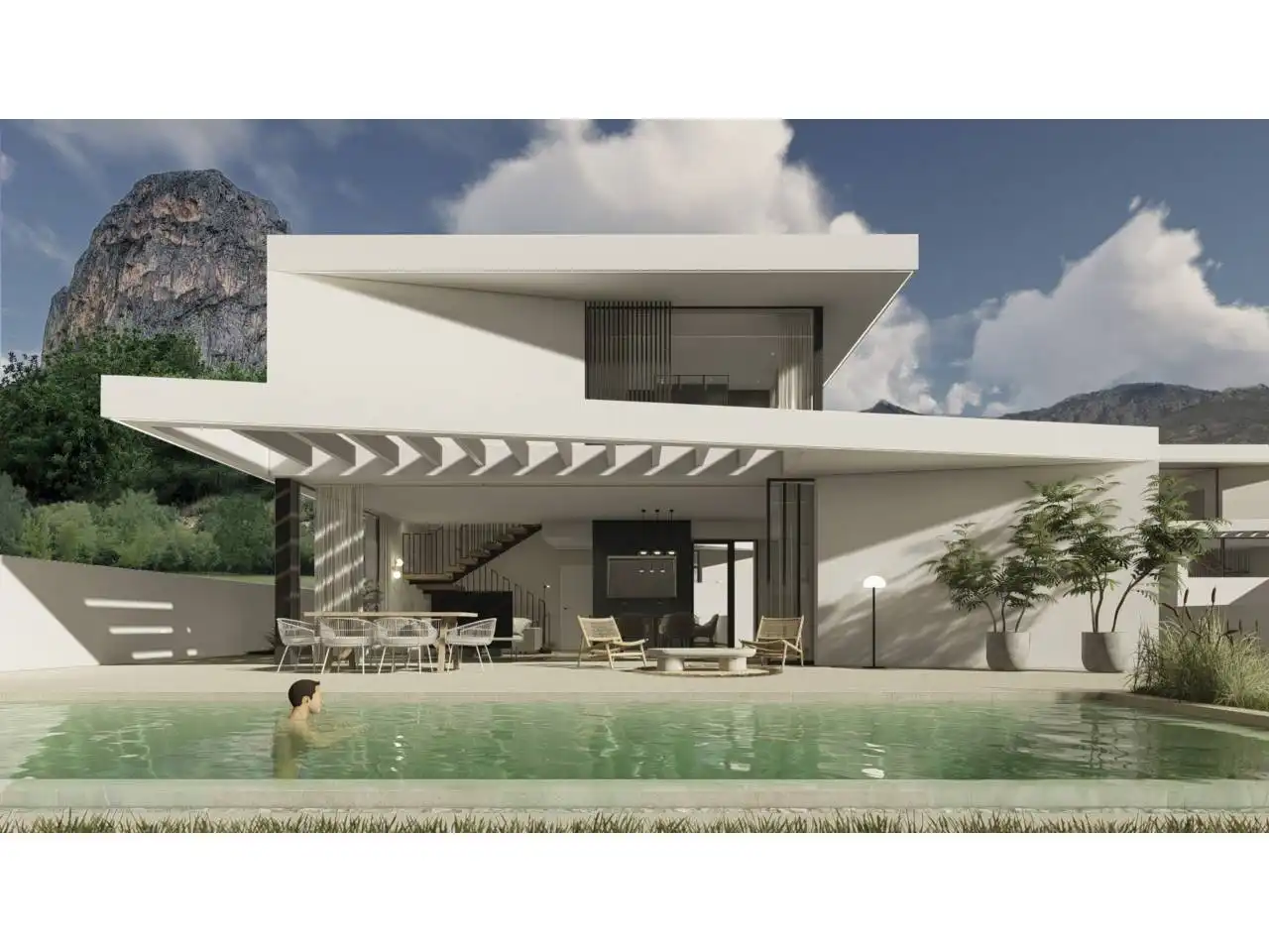 Haus mit Pool zum Verkauf in Balcón de Ponoig - Polop Paradis - Polop Hills