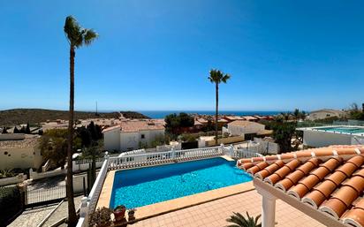 Vista exterior de Casa o xalet en venda en Benitachell / El Poble Nou de Benitatxell amb Aire condicionat, Calefacció i Jardí privat