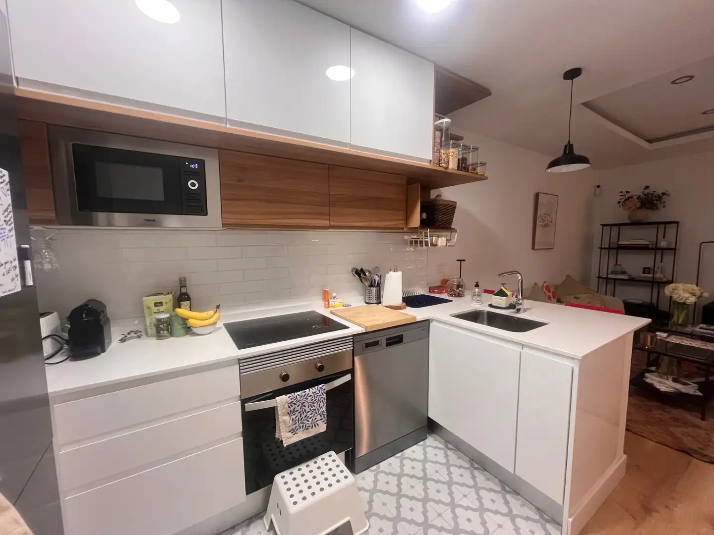Cocina de Piso de alquiler en Madrid con Aire acondicionado, Calefacción y Parquet