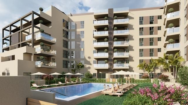 Swimming pool of Flat for sale in Roquetas de Mar  with Terrace and Community pool