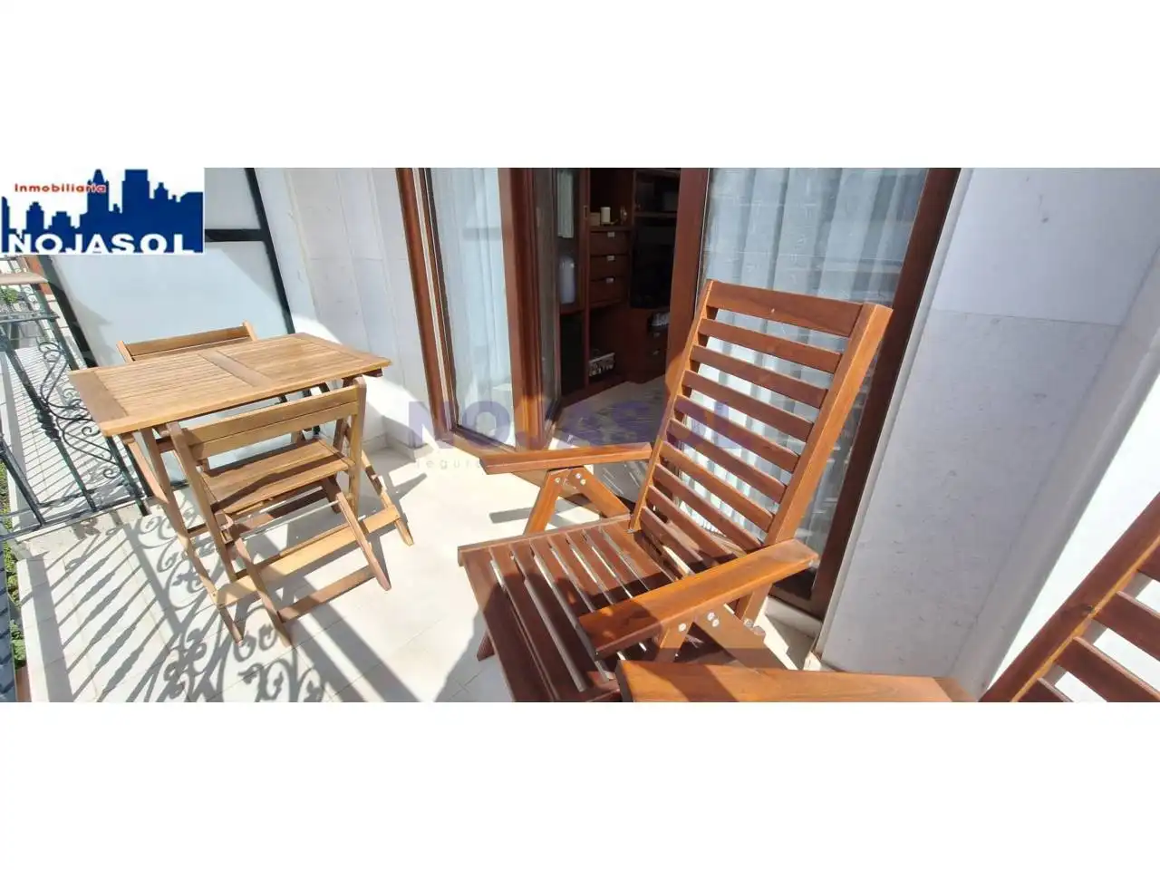 Balcony of Apartments for rent in Noja  with Heating, Terrace and Furnished