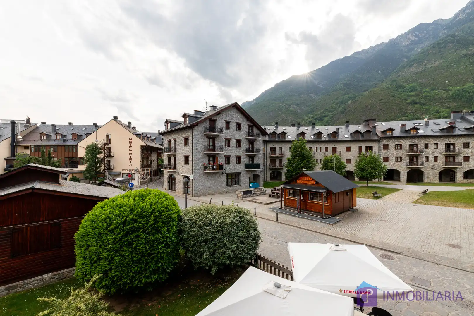 Terrasse von Wohnung zum Verkauf in Benasque mit Heizung, Parkett und Terrasse