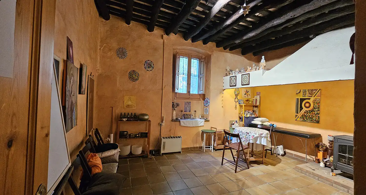 Cocina de Finca rústica en venta en Sant Celoni con Aire acondicionado, Calefacción y Jardín privado