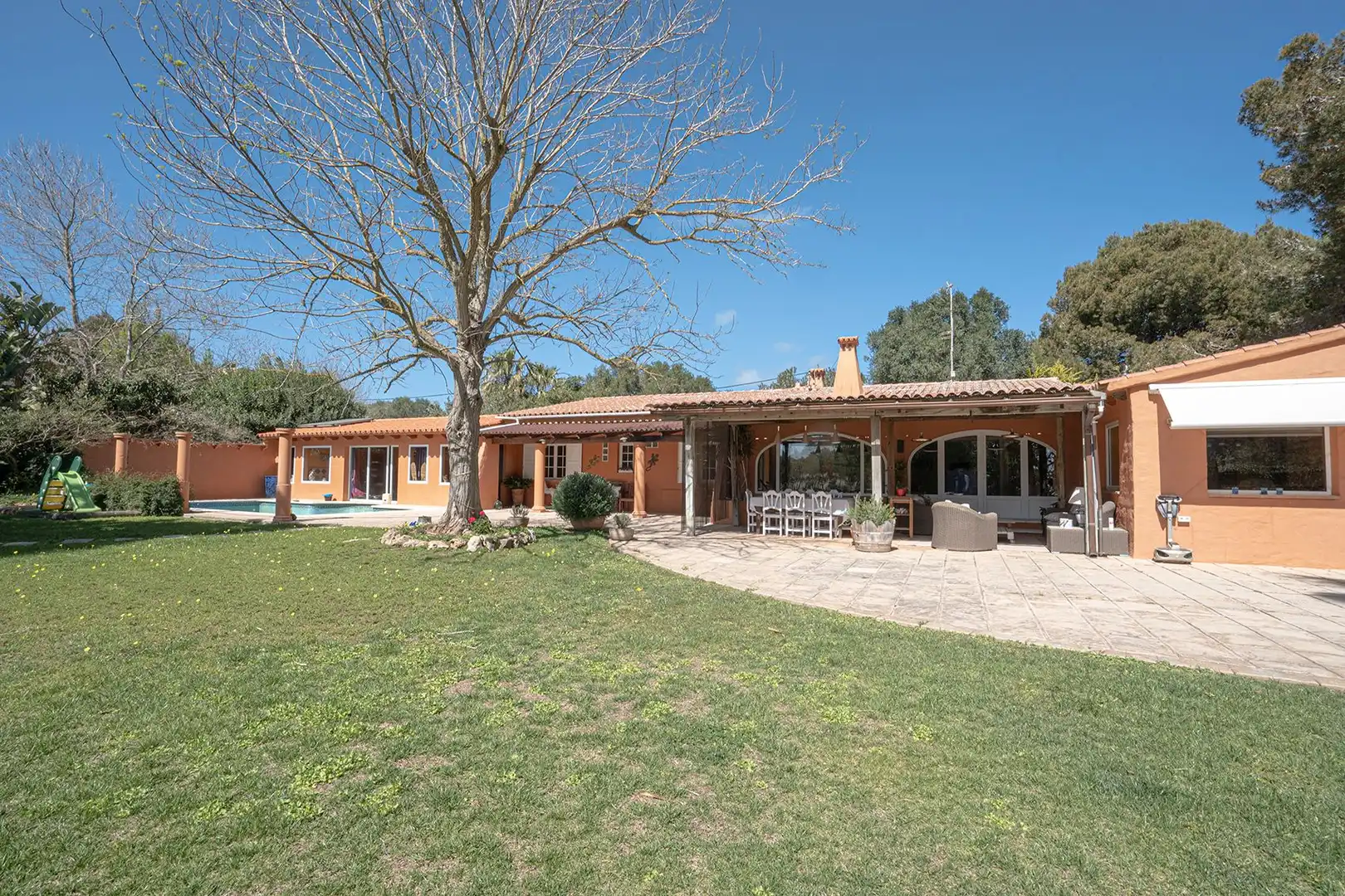 Exterior view of Houses for sale in Maó - Mahón  with Air Conditioner, Private garden and Terrace