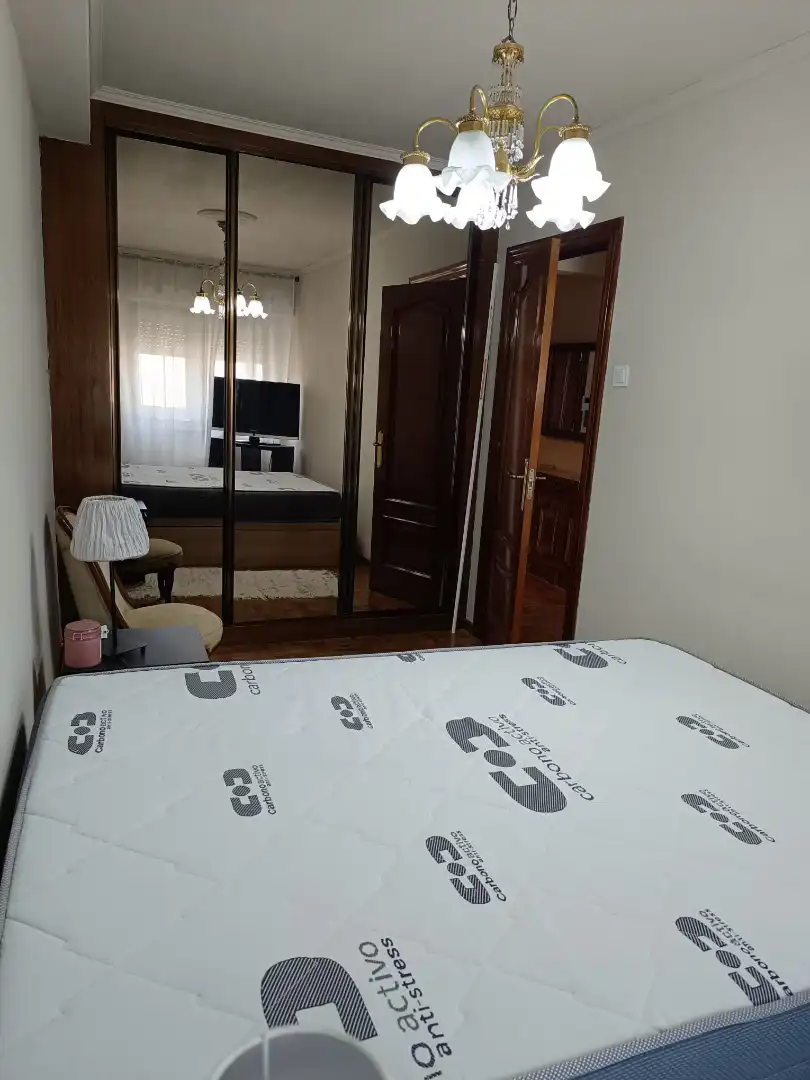 Bedroom of Flat for sale in Gijón   with Furnished