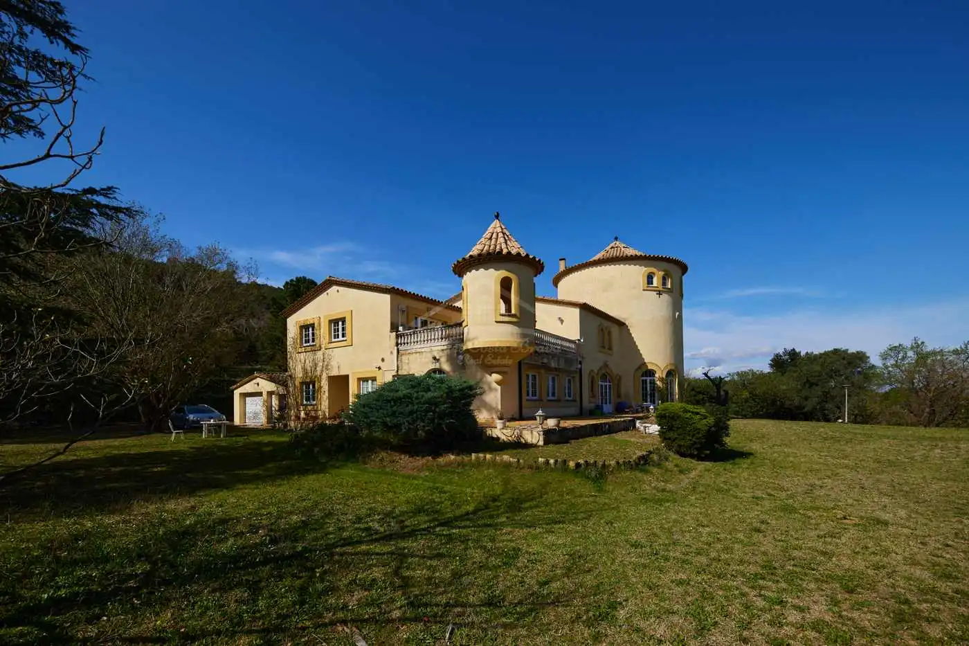 Vista exterior de Finca rústica en venta en Celrà con Calefacción, Jardín privado y Terraza