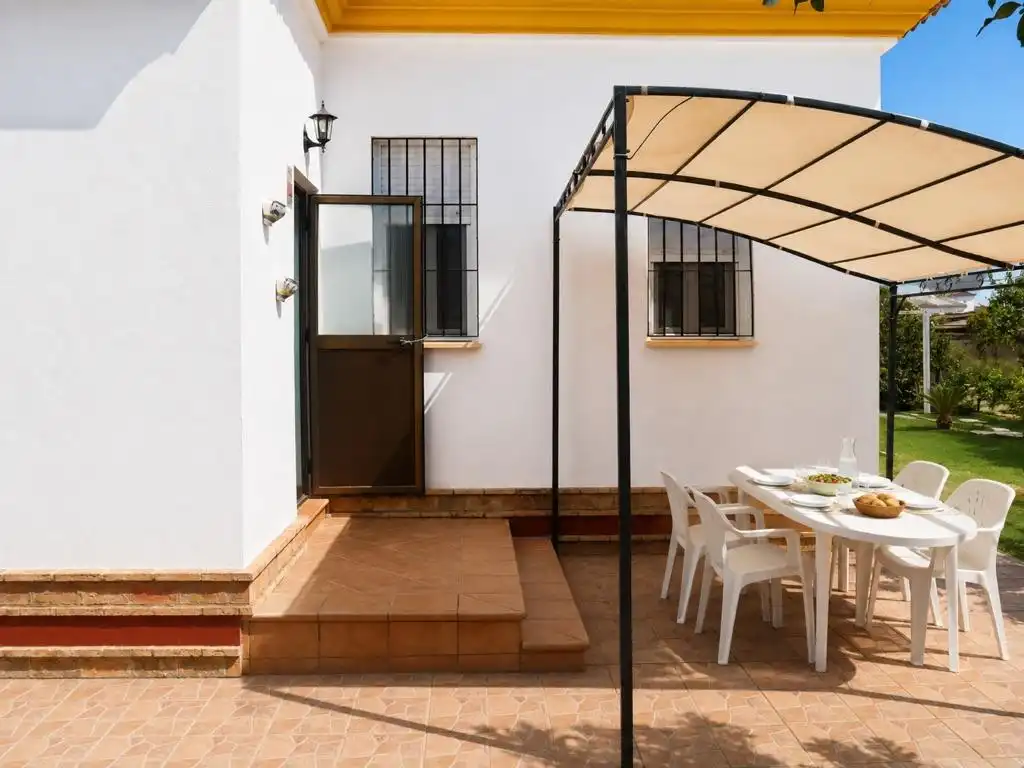 Terraza de Casa o chalet en venta en Hinojos con Aire acondicionado, Jardín privado y Terraza
