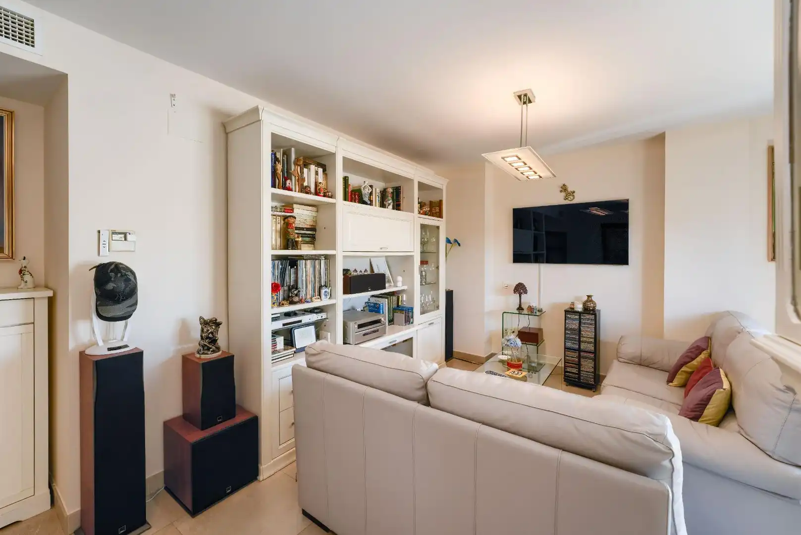 Wohnzimmer von Dachboden zum Verkauf in Sevilla mit Klimaanlage, Heizung und Terrasse