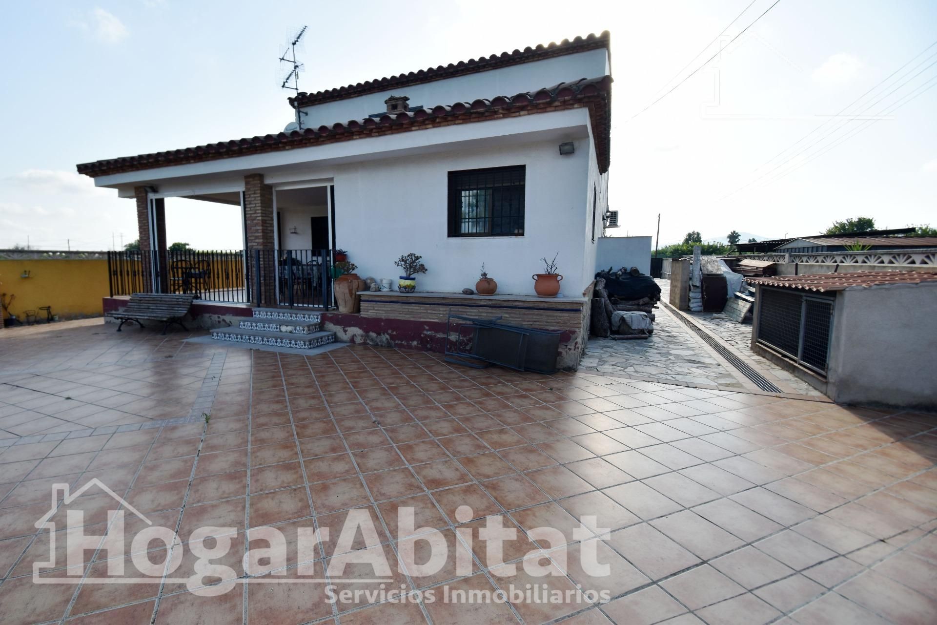 Außenansicht von Haus oder Chalet zum Verkauf in Castellón de la Plana / Castelló de la Plana mit Klimaanlage, Privatgarten und Terrasse