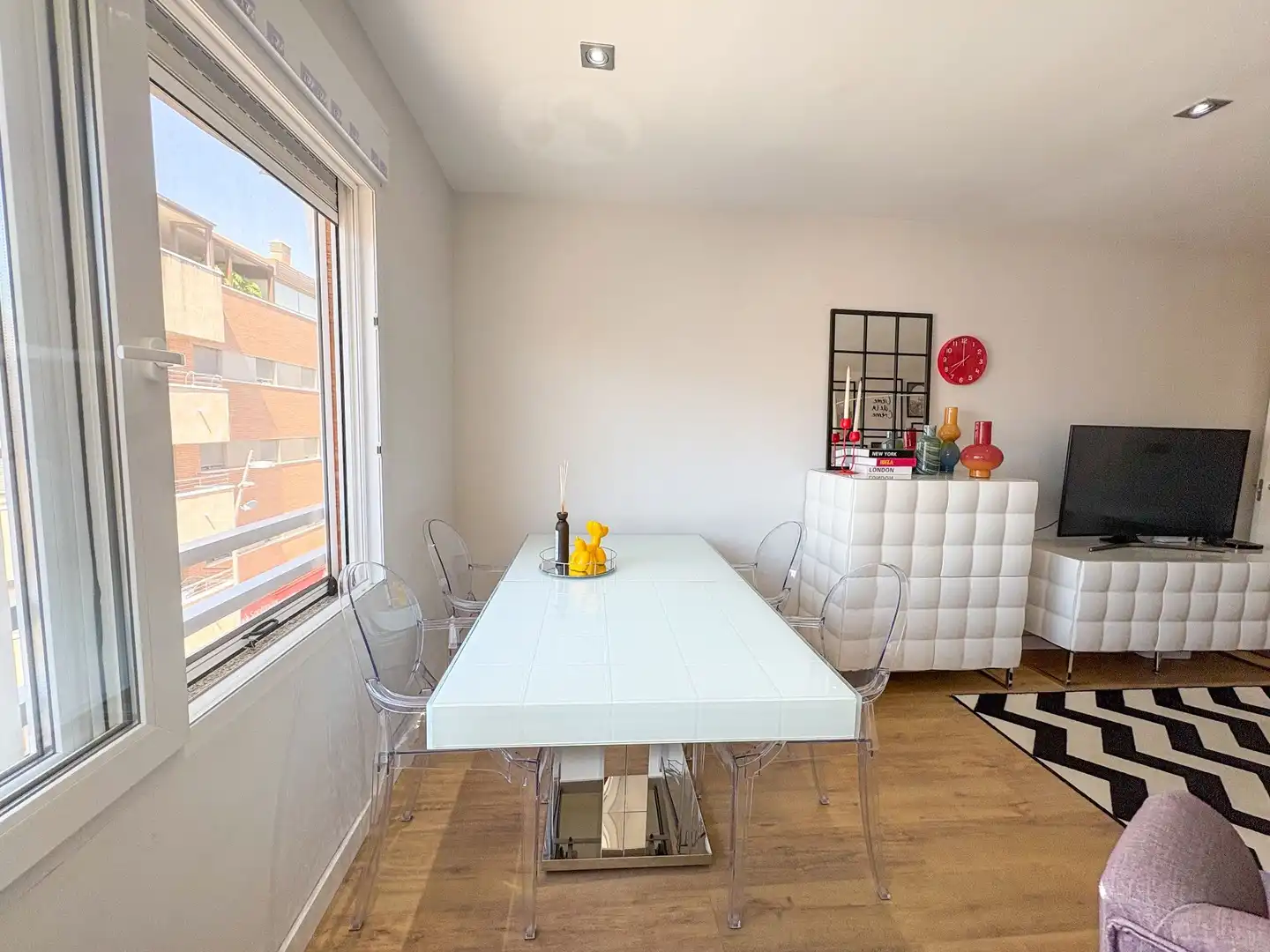 Esszimmer von Wohnung zum Verkauf in Pilar de la Horadada mit Klimaanlage, Heizung und Terrasse