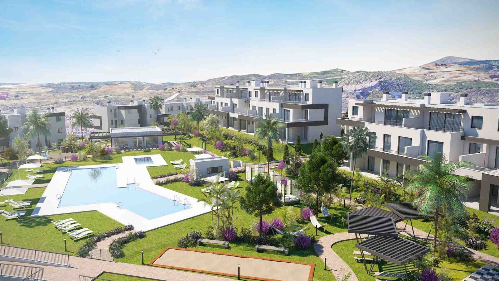 Garden of Apartment for sale in Estepona  with Air Conditioner, Terrace and Swimming Pool
