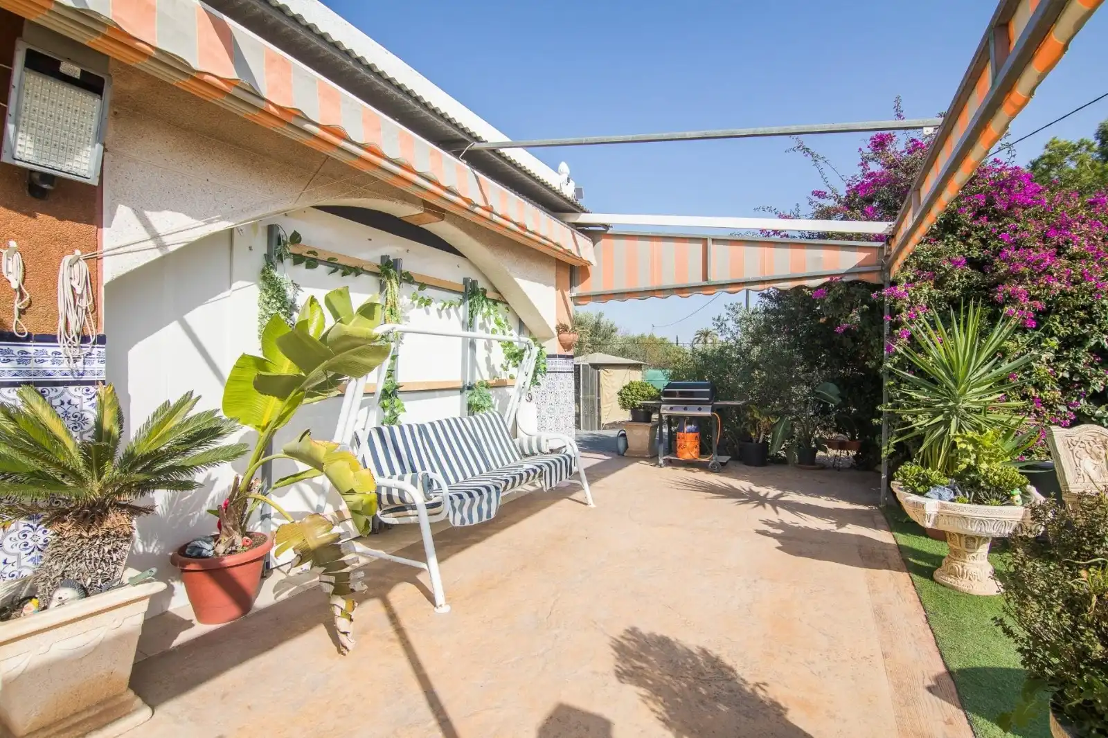 Terrace of Houses for share in Elche / Elx  with Air Conditioner, Heating and Private garden