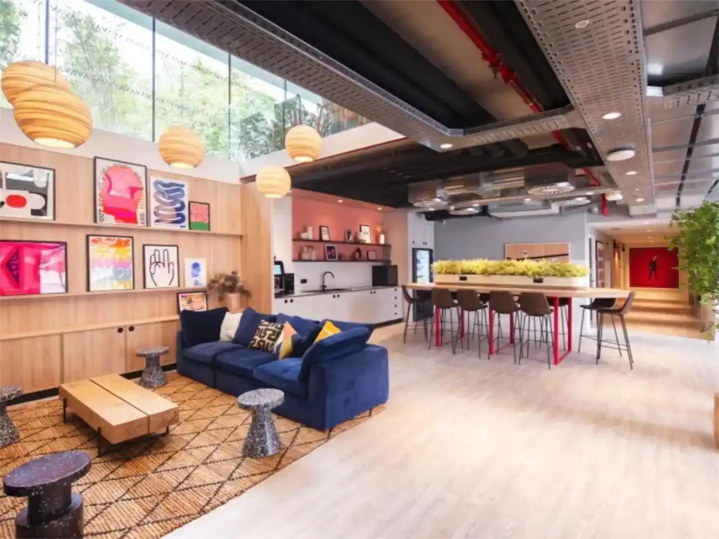Wohnung zur Miete in Barcelona mit Klimaanlage, Privatgarten und Parkett