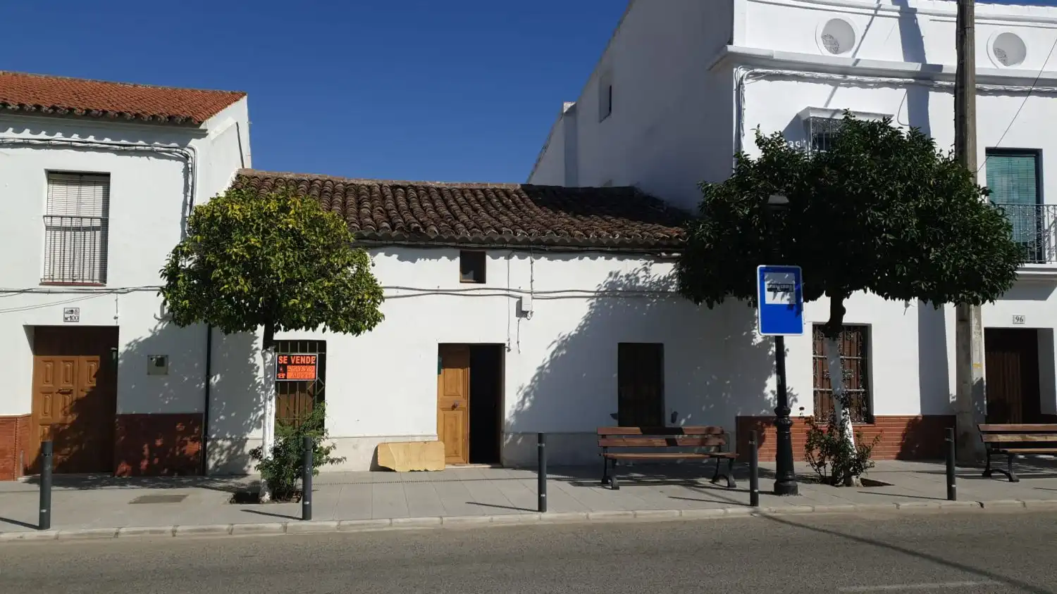 Exterior view of Houses for sale in El Ronquillo, Sevilla
