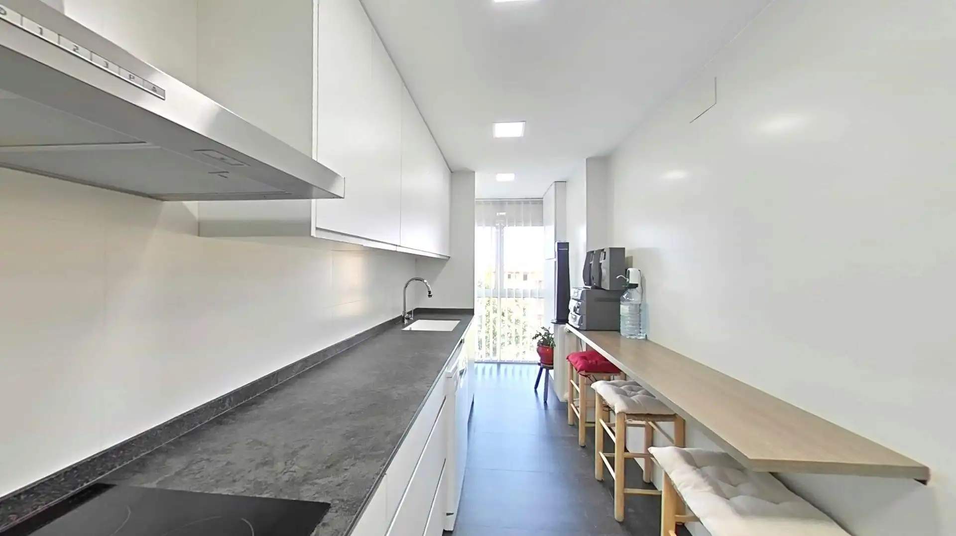 Küche von Wohnung zum Verkauf in Sabadell mit Heizung, Parkett und Balkon