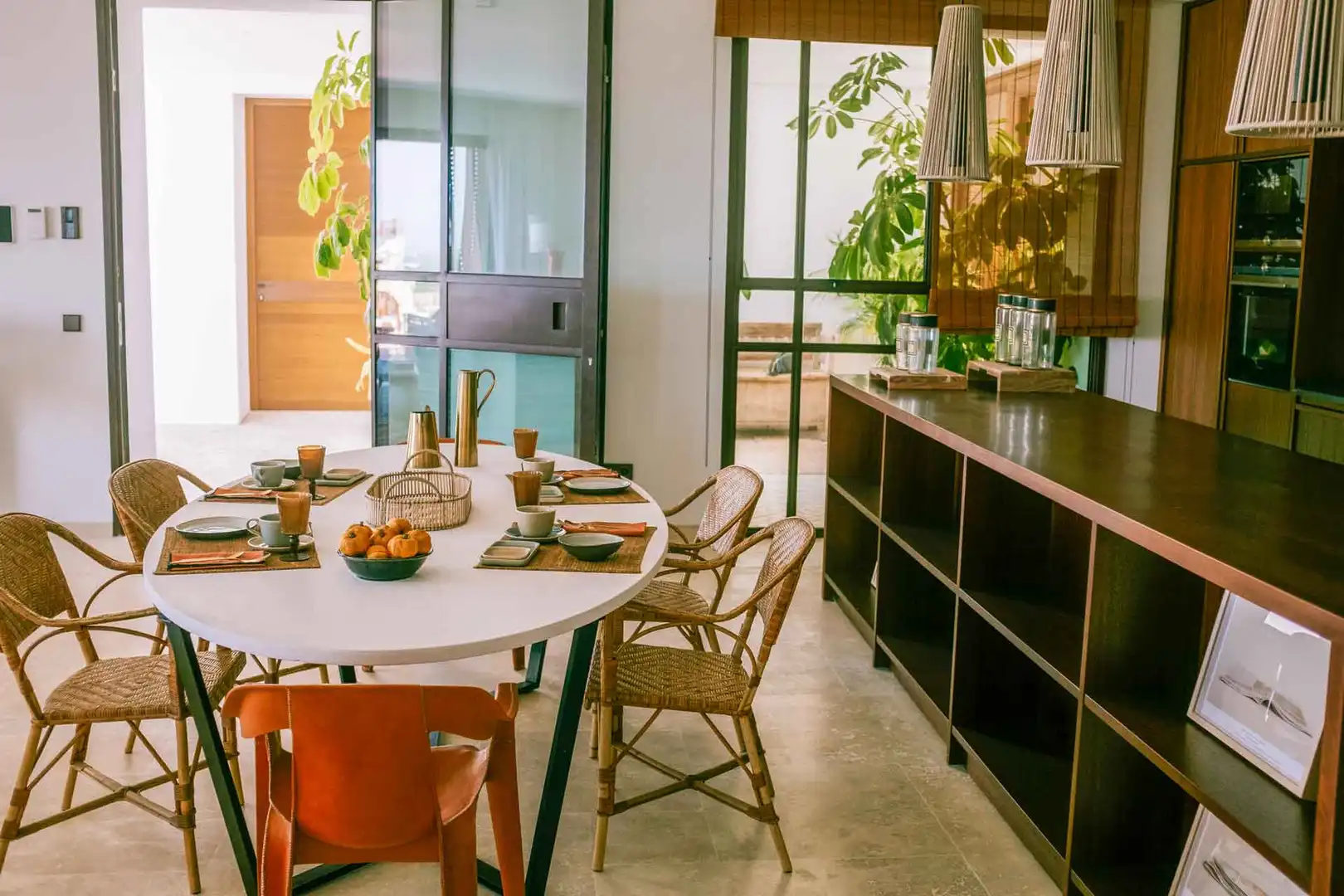 Comedor de Casa o chalet en venta en Casares con Aire acondicionado, Jardín privado y Terraza