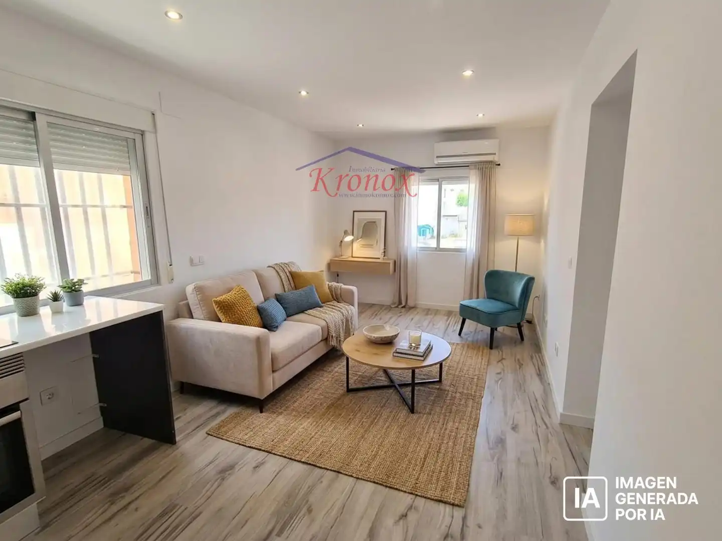 Wohnzimmer von Wohnung zum Verkauf in Madrid mit Klimaanlage und Heizung