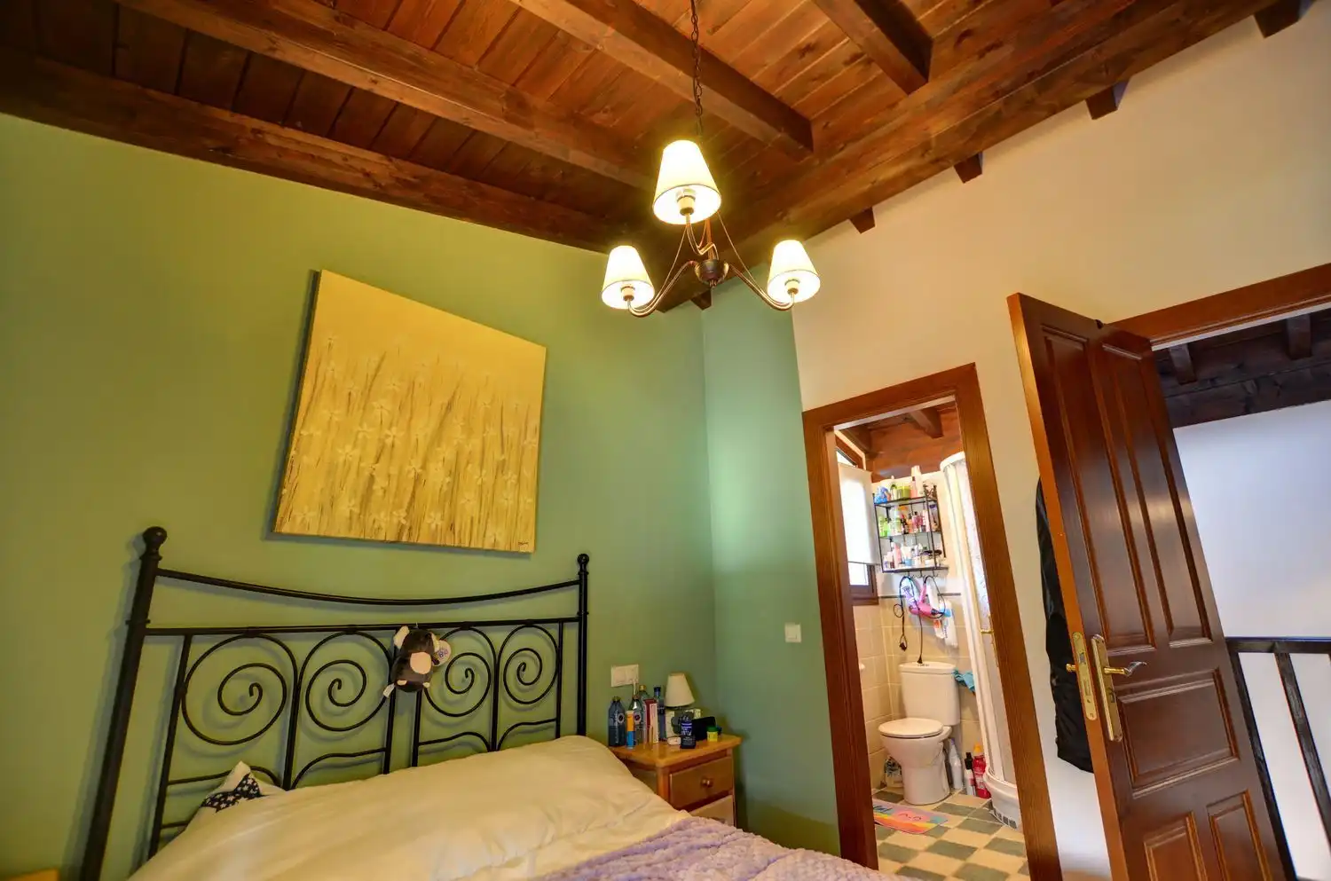 Bedroom of Houses for sale in Cangas de Onís  with Heating, Terrace and Swimming Pool