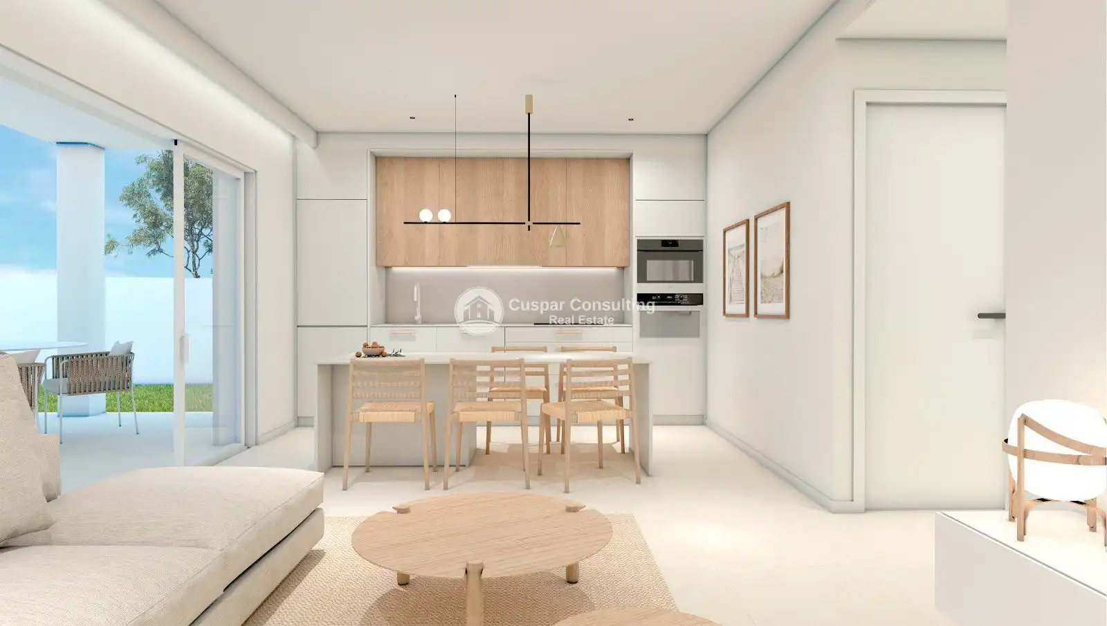 Cuina de Apartament en venda en Pilar de la Horadada amb Aire condicionat, Calefacció i Jardí privat