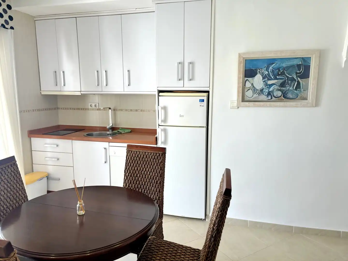 Kitchen of Flat for sale in Salobreña  with Swimming Pool, Furnished and Balcony