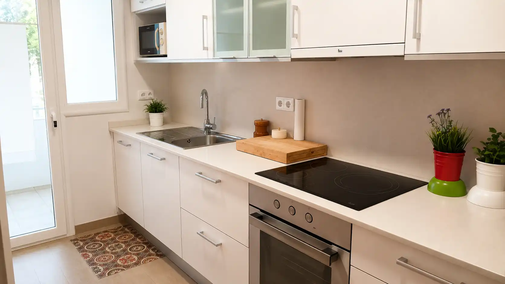 Cuina de Pis en venda en Calonge i Sant Antoni amb Terrassa, Moblat i Forn