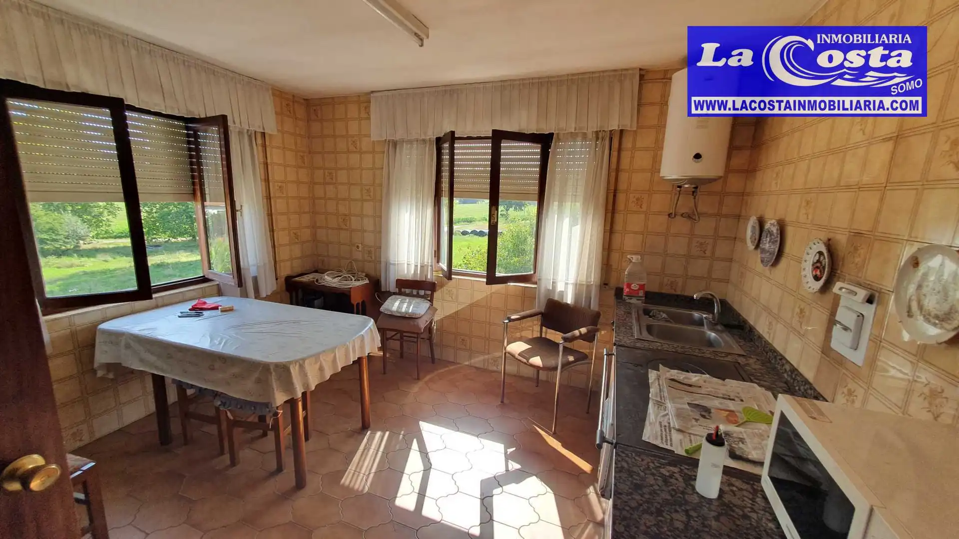 Cocina de Casa o chalet en venta en Ribamontán al Mar con Jardín privado y Amueblado