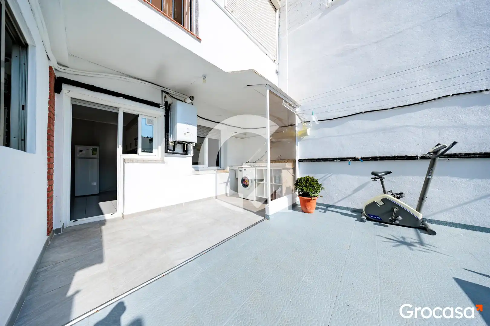 Terrasse von Erdgeschoss zum Verkauf in Terrassa mit Heizung, Terrasse und Abstellraum
