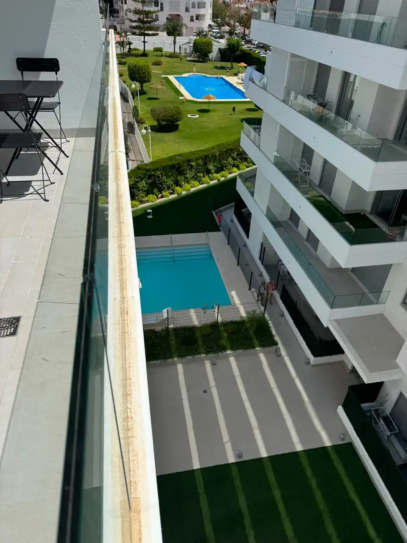 Swimming pool of Apartments for rent in Marbella  with Air Conditioner, Heating and Terrace