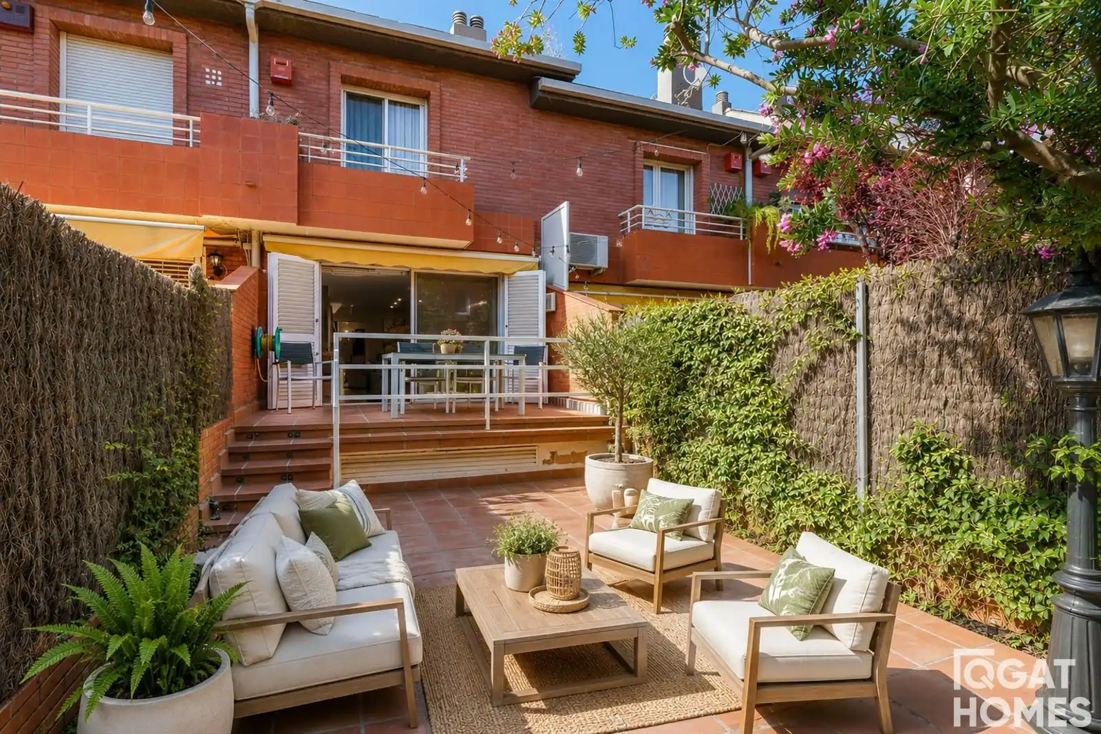 Terrassa de Casa adosada en venda en Sant Cugat del Vallès amb Aire condicionat, Calefacció i Terrassa