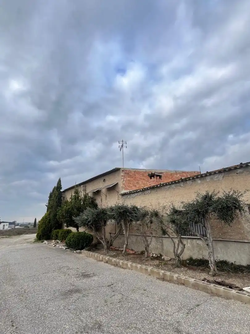 Vista exterior de Terreno industrial en venta en Bellvís