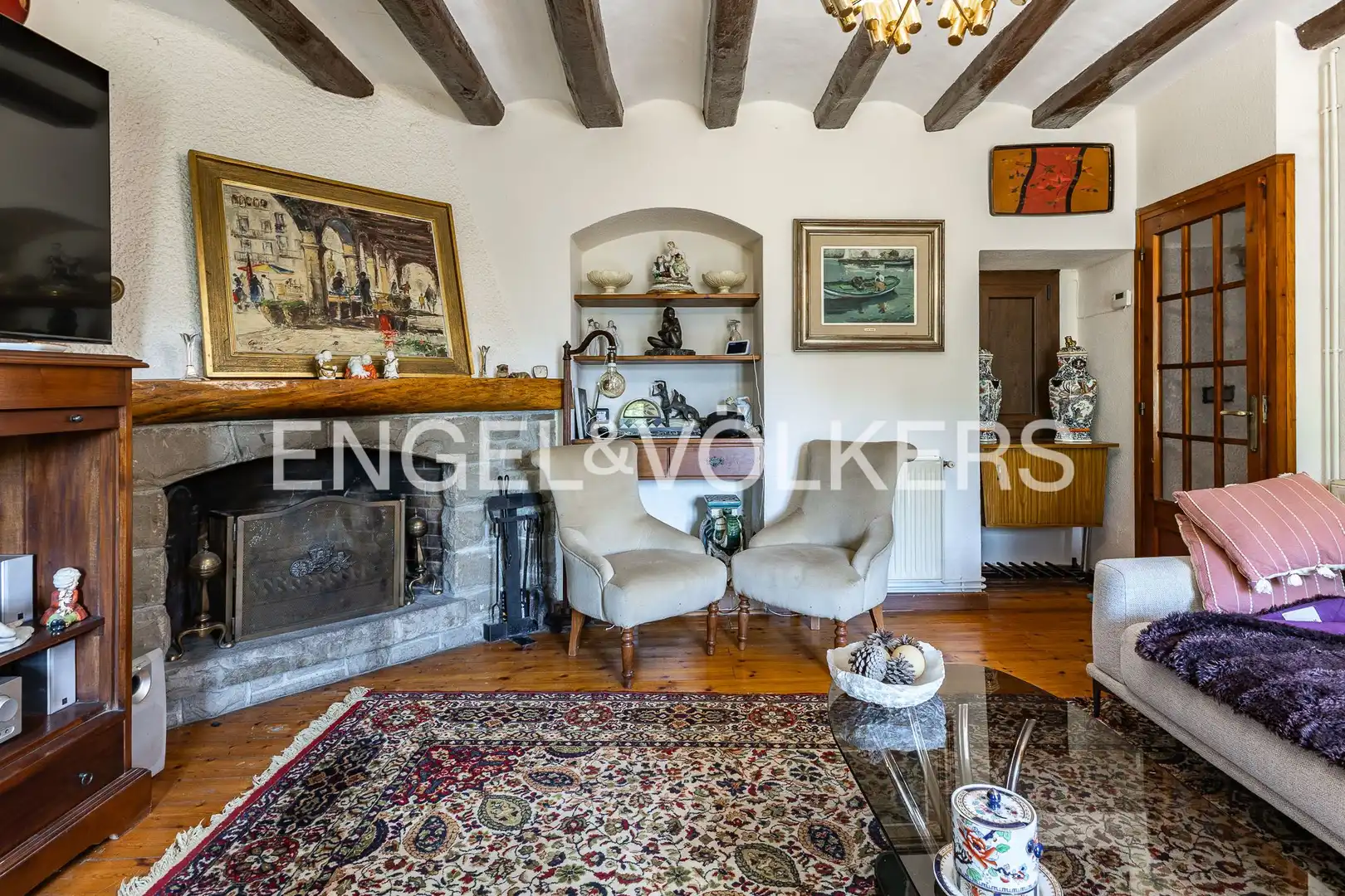 Sala de estar de Casa o chalet en venta en Castellbell i el Vilar con Calefacción