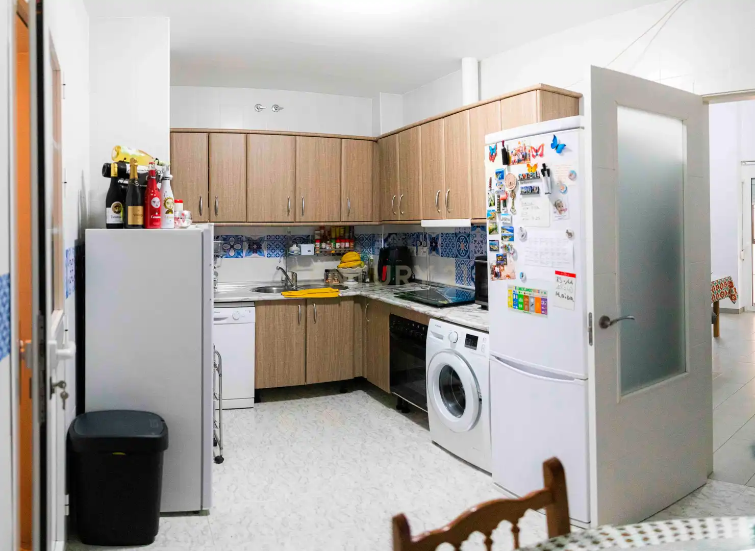 Küche von Wohnung zum Verkauf in Campillos mit Klimaanlage, Privatgarten und Gemeinschaftspool