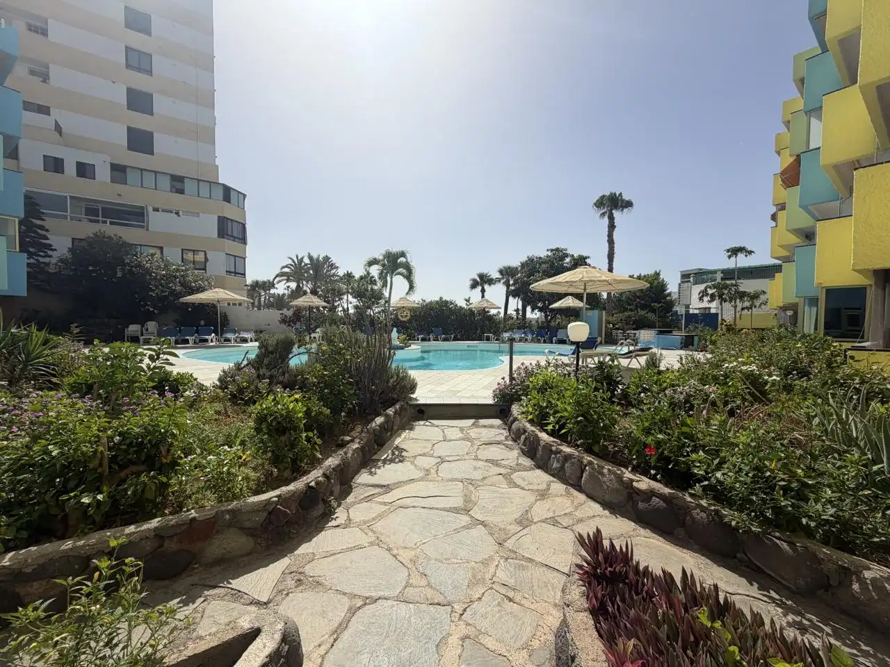 Swimming pool of Study for rent in San Bartolomé de Tirajana  with Air Conditioner, Terrace and Furnished