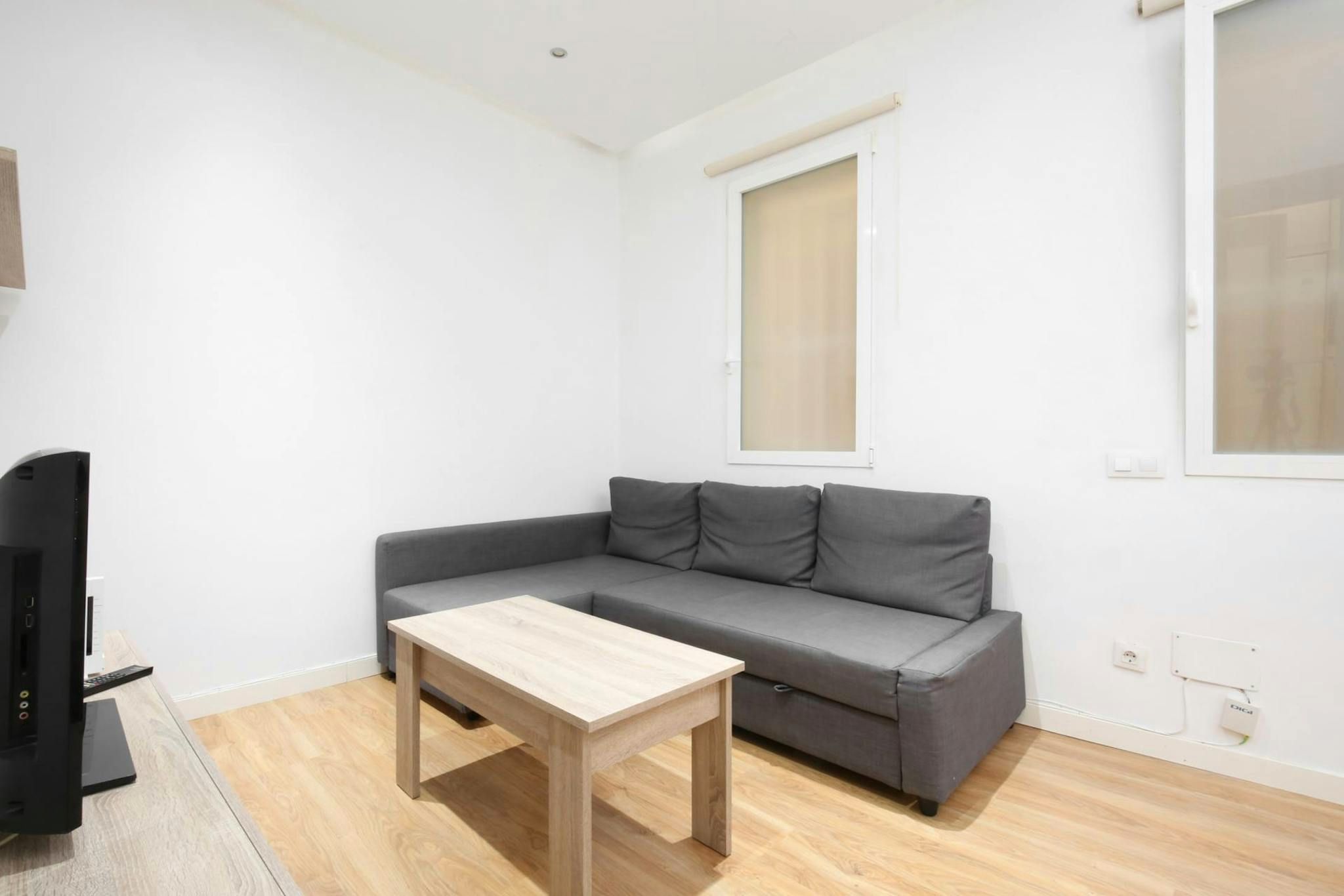 Living room of Flat to rent in  Madrid Capital  with Heating, Furnished and Washing machine