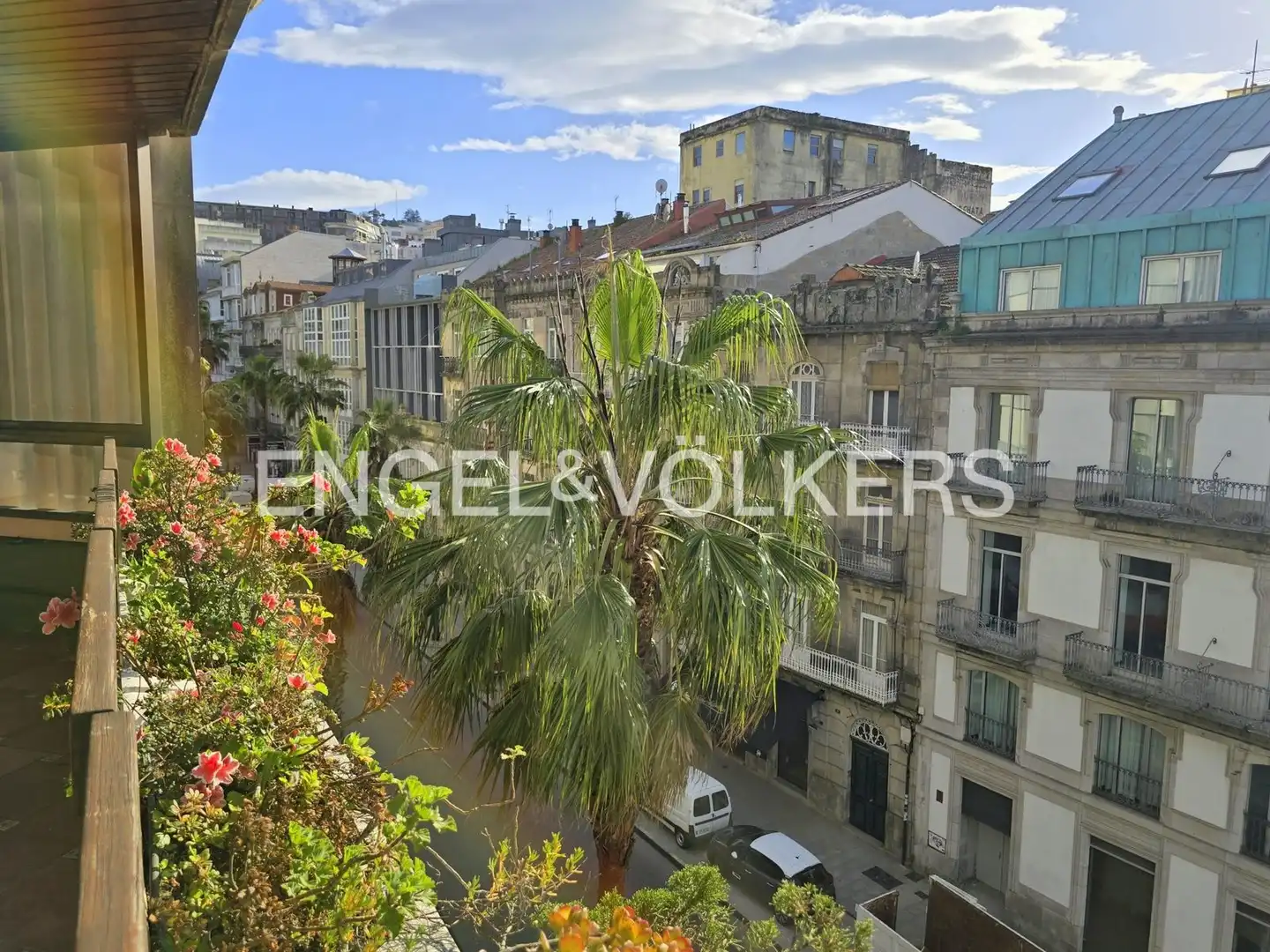 Vista exterior de Piso de alquiler en Vigo  con Calefacción y Terraza