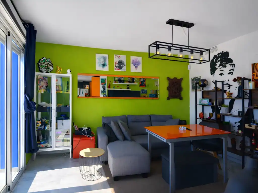 Living room of Flat for sale in Mijas  with Air Conditioner, Terrace and Furnished