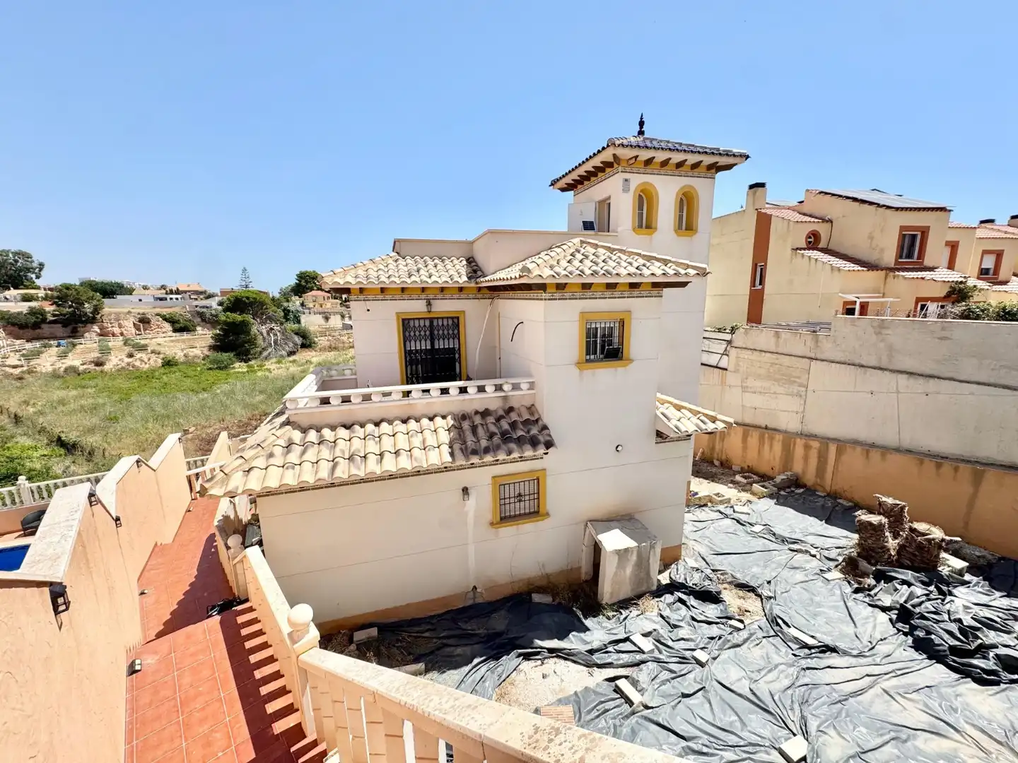 Exterior view of Houses for rent in Orihuela  with Terrace, Swimming Pool and Furnished