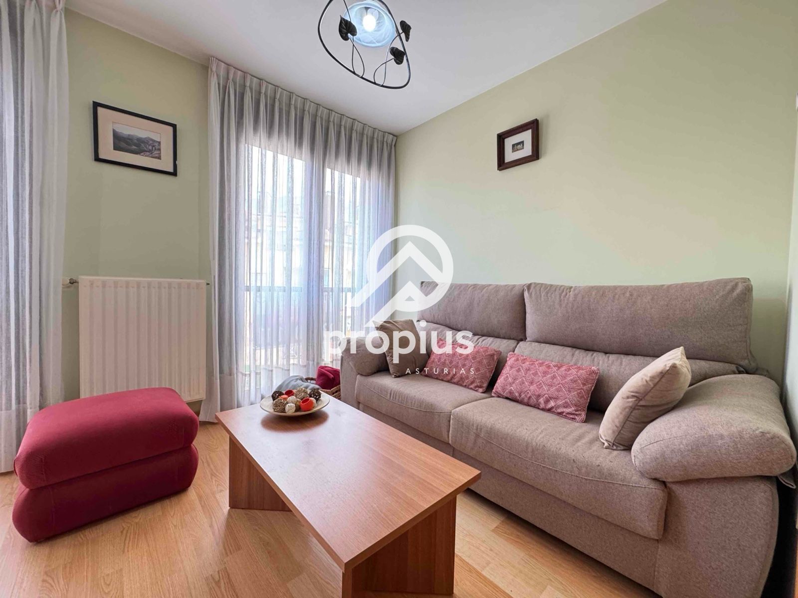 Living room of Attic for sale in Llanes  with Heating, Furnished and Oven