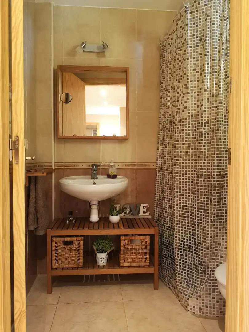 Bany de Apartament de lloguer en Peñíscola / Peníscola amb Aire condicionat, Calefacció i Terrassa