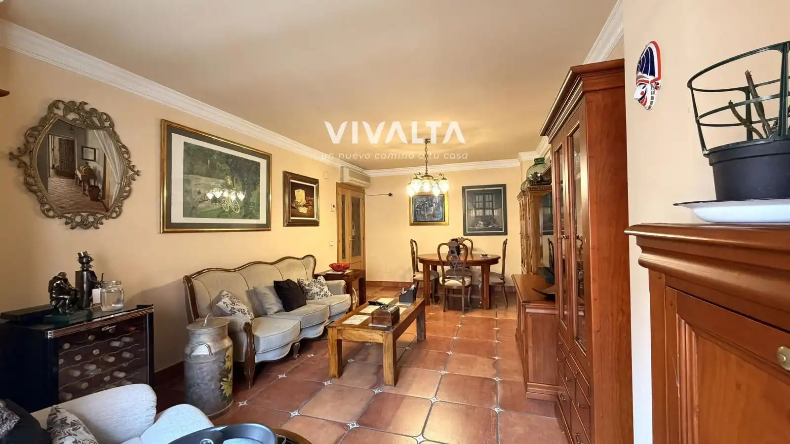 Sala de estar de Dúplex en venta en Madrid con Aire acondicionado, Calefacción y Terraza