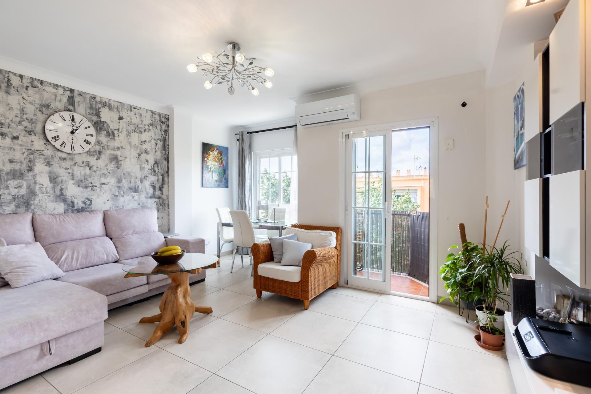 Sala de estar de Apartamento en venta en  Palma de Mallorca con Aire acondicionado, Terraza y Amueblado